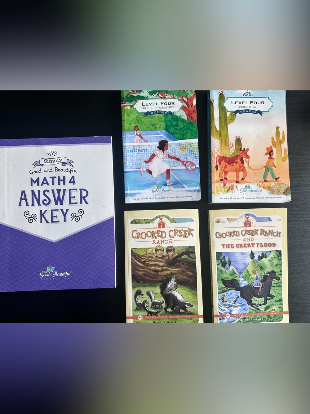 Simply Good and Beautiful Math 4 Answer Key - Purple